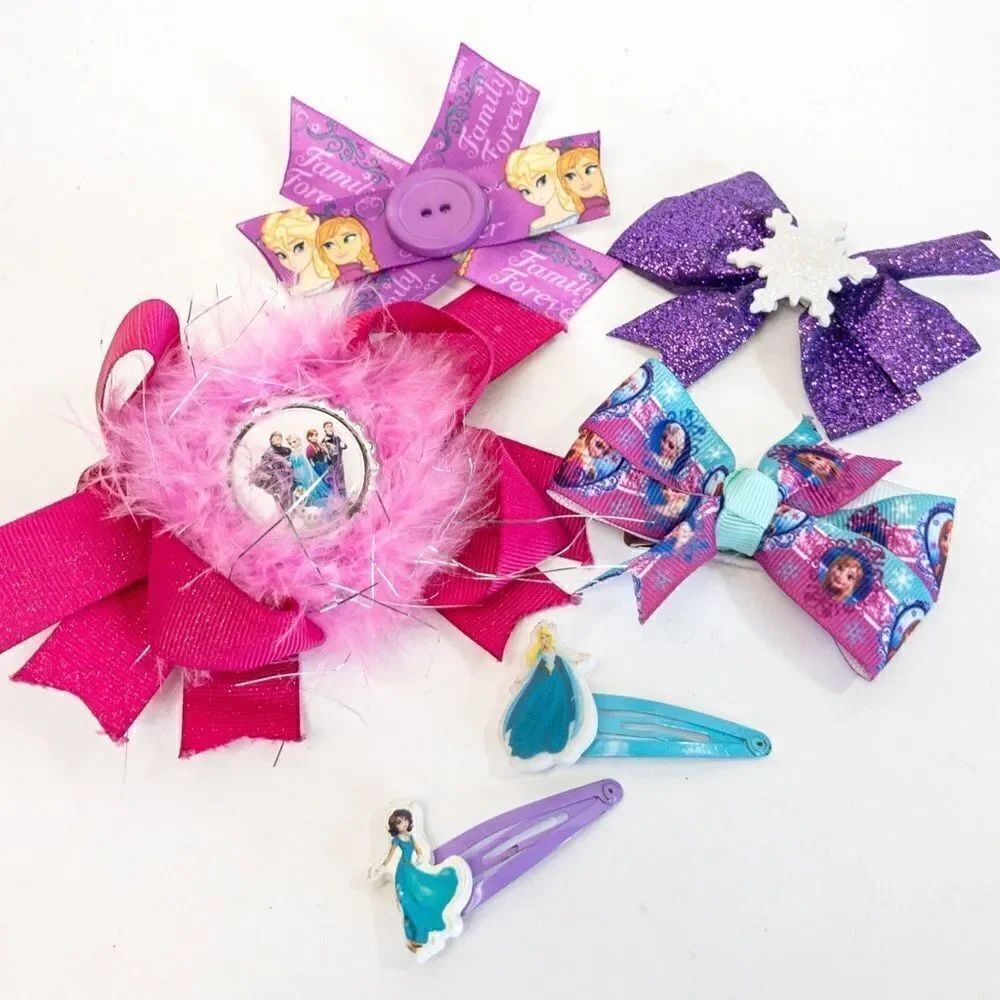 Disney Frozen Princess Barrettes Bundle